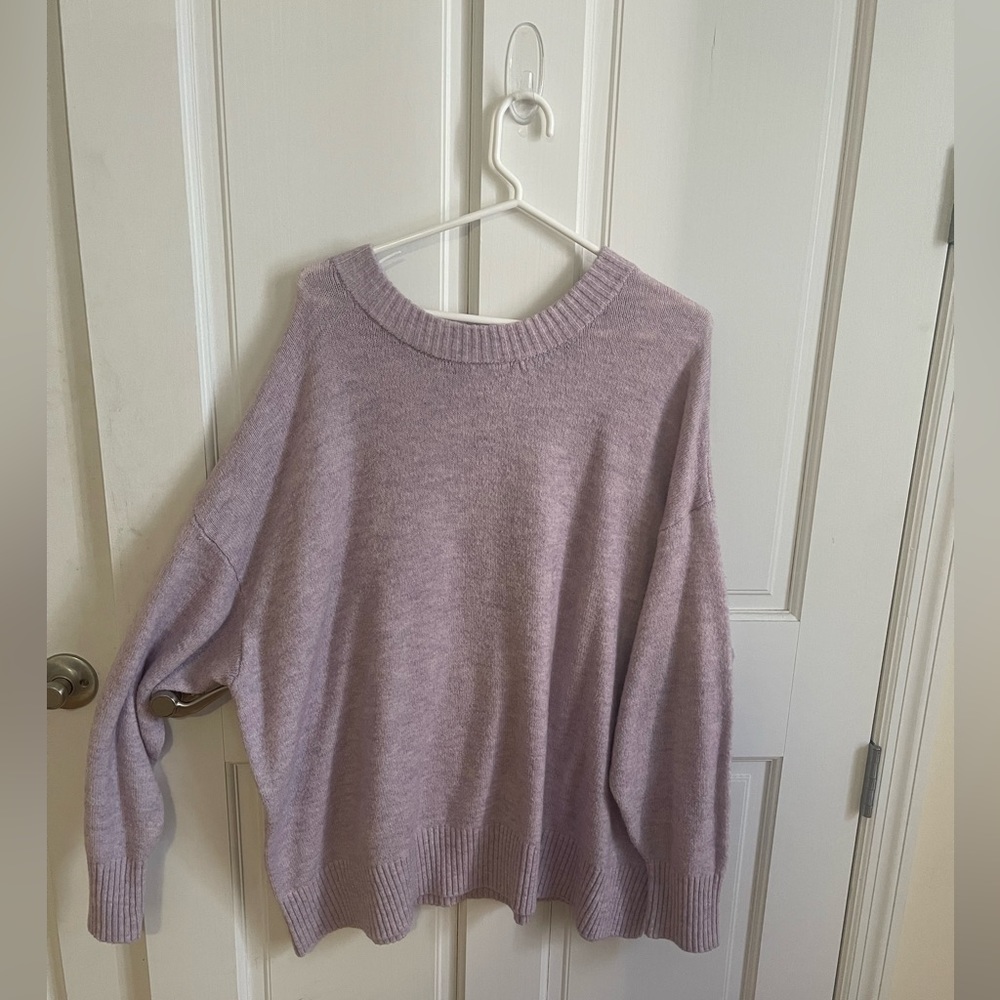 Oversized lavender sweater!